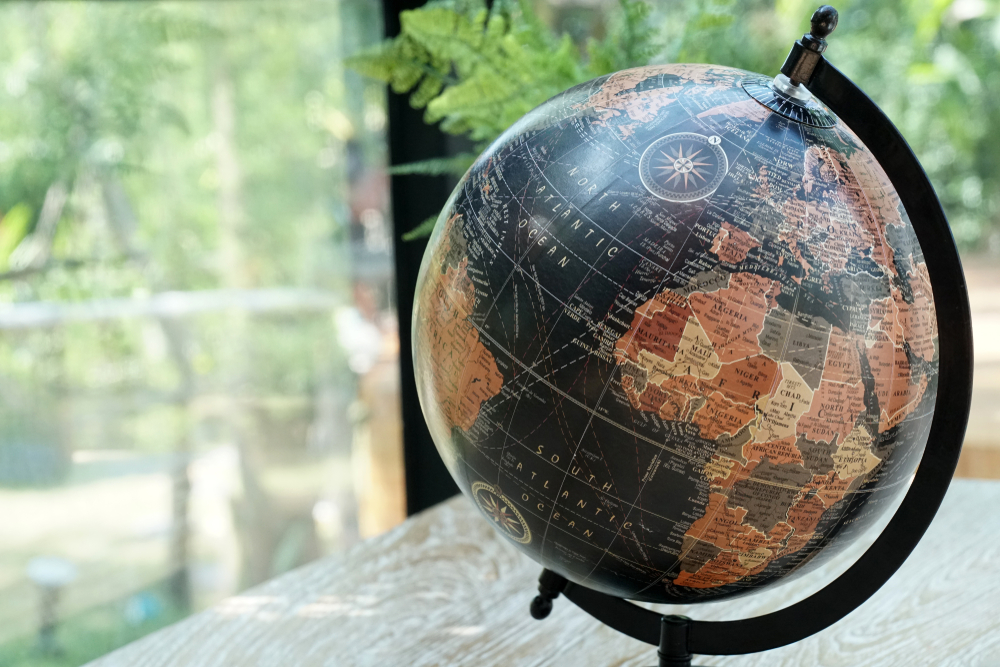 Globe Terrestre Déco Miniature - La Carte Du Monde