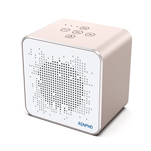 RENPHO Machine à bruit blanc, assure une bonne qualité du sommeil pour adultes avec sons apaisants et minuteur avec mémoire, annulation des bruits de la vie privée au bureau, portable pour en voyage