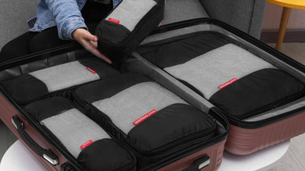 6 sacs de rangement bagage voyage organisateur valise trousse