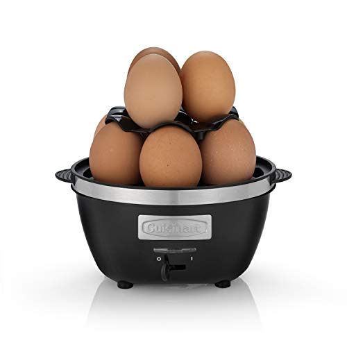 Cuisinart CEC10E Cuiseur à oeufs électrique compact, pour omelettes, oeufs cuits et pochés, 600W