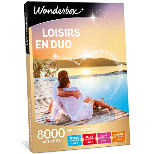 Wonderbox – Coffret cadeau « Loisirs en duo »