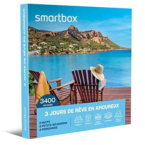 Smartbox – Coffret Cadeau duo : 3 jours de rêve en amoureux
