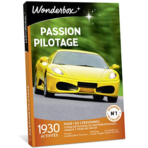 Wonderbox – Coffret cadeau « Passion Pilotage »