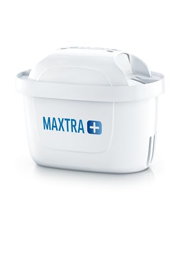BRITA lot de 6 filtres MAXTRA+, réduit le calcaire, le chlore, le plomb et autres impuretés pour une eau du robinet plus pure, sans BPA