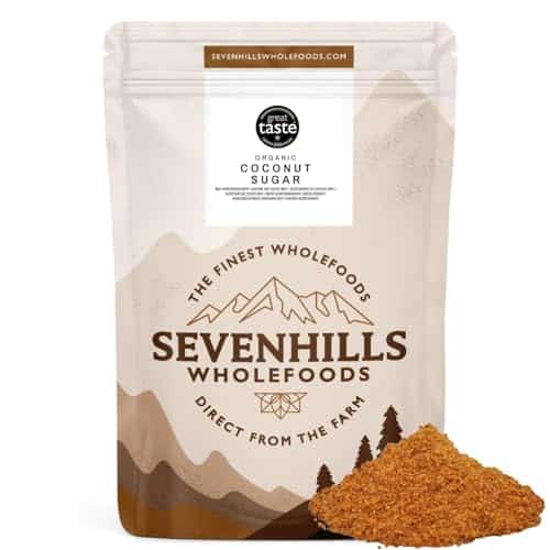 Sevenhills Wholefoods. Sucre de Fleur de Coco Bio 1kg, nectar de cocotier, pour boissons, desserts et pâtisseries, non raffiné, sans additifs, faible indice glycémique