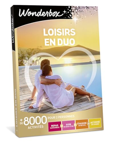 Wonderbox – Coffret cadeau « Loisirs en duo »