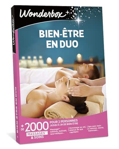 Wonderbox – Coffret cadeau « Bien-être en duo »