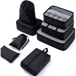 Set d'organisateurs de bagage Meowoo 8 pièces
