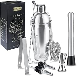Kit à cocktail LEEGOHI 8 pièces en acier inoxydable