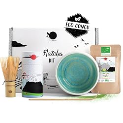 Kit matcha Origeens Jade avec bol artisanal