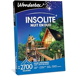 Wonderbox – Coffret Cadeau duo: Nuit insolite en duo