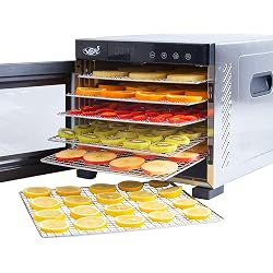 Déshydrateur alimentaire VITA5 6 plateaux inox 650 W