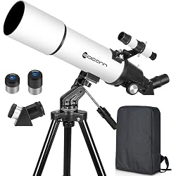 Télescope réfractif EACONN 80mm avec trépied et sac à dos