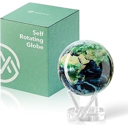 Globe terrestre MOVA Terre avec Nuages auto-rotatif 6 pouces
