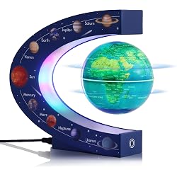 Globe terrestre magnétique KAIMC en lévitation 3 pouces
