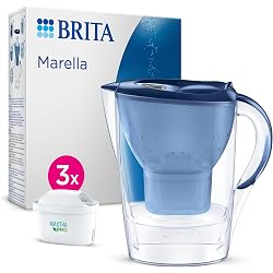Carafe filtrante BRITA Marella 2,4L avec 3 cartouches MAXTRA PRO