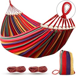 Hamac de camping MOSFiATA en toile robuste 250 kg
