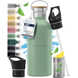 Gourde isotherme BeMaxx ACTIVE FLASK 950ml acier inoxydable