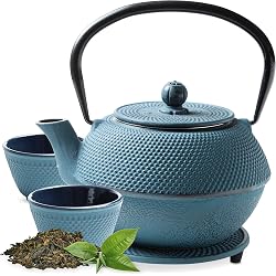 Théière en fonte Tealøv 1,1 litre motif Arare bleu