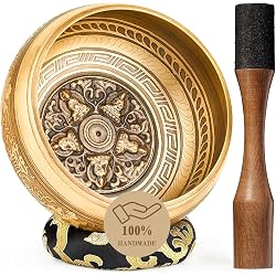 Bol chantant tibétain Hihealer 16cm en cuivre massif