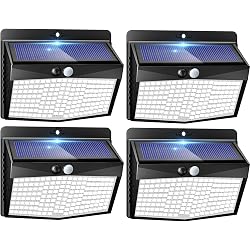 Lampe solaire Peasur avec détecteur de mouvement lot de 4