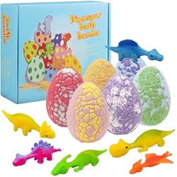 Coffret bombes de bain Jinlaili 6 œufs dinosaure surprise