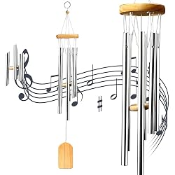 Carillon à vent Nuosen tubes aluminium accordés