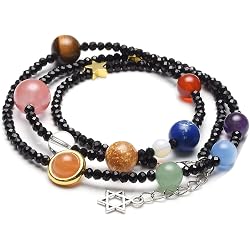 Bracelet Jovivi système solaire avec pierres énergétiques