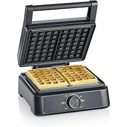 Gaufrier Severin 1600 W compact noir