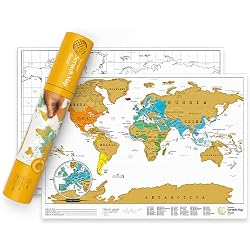 Carte à gratter de voyage Luckies of London
