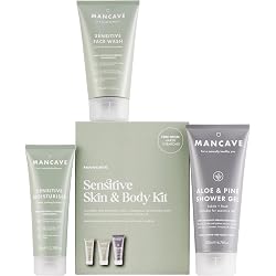 Coffret soin ManCave Sensitive Skin & Body Kit à l'aloe vera