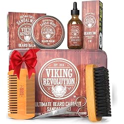 Kit barbe Viking Revolution avec brosse en poils de sanglier