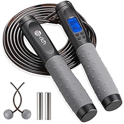 Corde à sauter Te-Rich sans fil avec compteur LCD