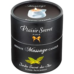 Bougie de massage Plaisirs Secrets Ylang Patchouli 80 ml
