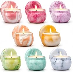 Coffret bougies parfumées Creashine lot de 8