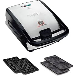 Gaufrier Tefal Snack Collection avec 2 jeux de plaques interchangeables