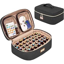 Boîte de rangement CURMIO pour 40 flacons d'huiles essentielles