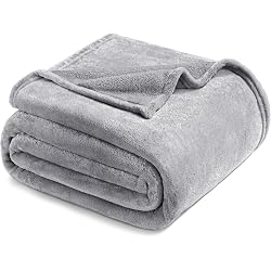 Couverture polaire Exclusivo Mezcla 220x240 cm gris clair