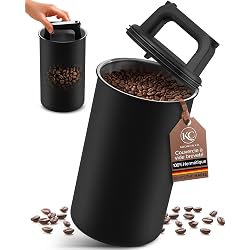 Boîte à café KC Kitchen & Co. 2800 ml acier inoxydable sous vide