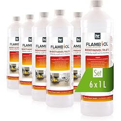Bioéthanol Höfer Chemie 96,6% Premium 6 litres