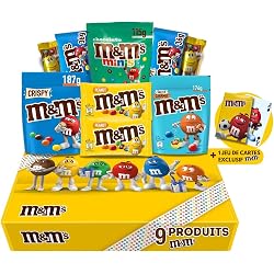 Coffret assortiment M&M's 9 produits avec jeu de cartes exclusif