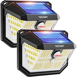 Lampe solaire TECKNET 231 LEDs avec détecteur de mouvement