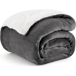 Couverture polaire Bedsure Sherpa double face 150x200 cm