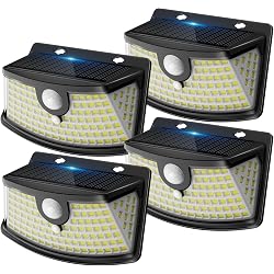 Lampe solaire Aootek 4-pack 120 LEDs détecteur de mouvement
