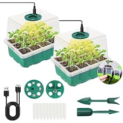 Kit de germination VDYXEW 24 cellules avec dôme réglable