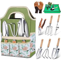 Kit de jardinage Kynup 9 pièces en acier inoxydable
