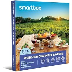 Smartbox – Coffret Cadeau duo : Week-end charme et saveurs