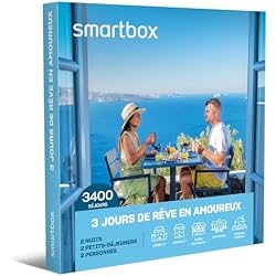Smartbox – Coffret Cadeau duo : 3 jours de rêve en amoureux