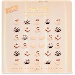 Coffret Lindt Mini chocolats blancs 32 pièces