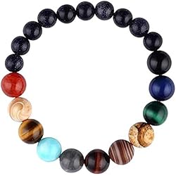 Bracelet Système Solaire Pubiao pierre perlée